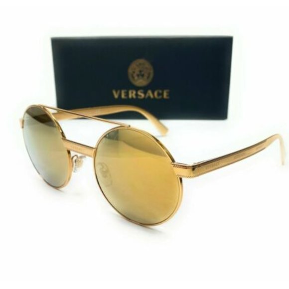 Versace Women\'s Gold Pillow Sunglasses!